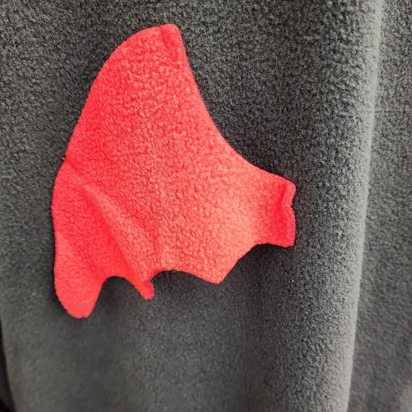 Women's Plus Cute Little Devil Relax  Fleece Hoodie-(1XL)NWOT - Picture 3 of 7